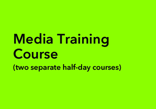 Media Training Course